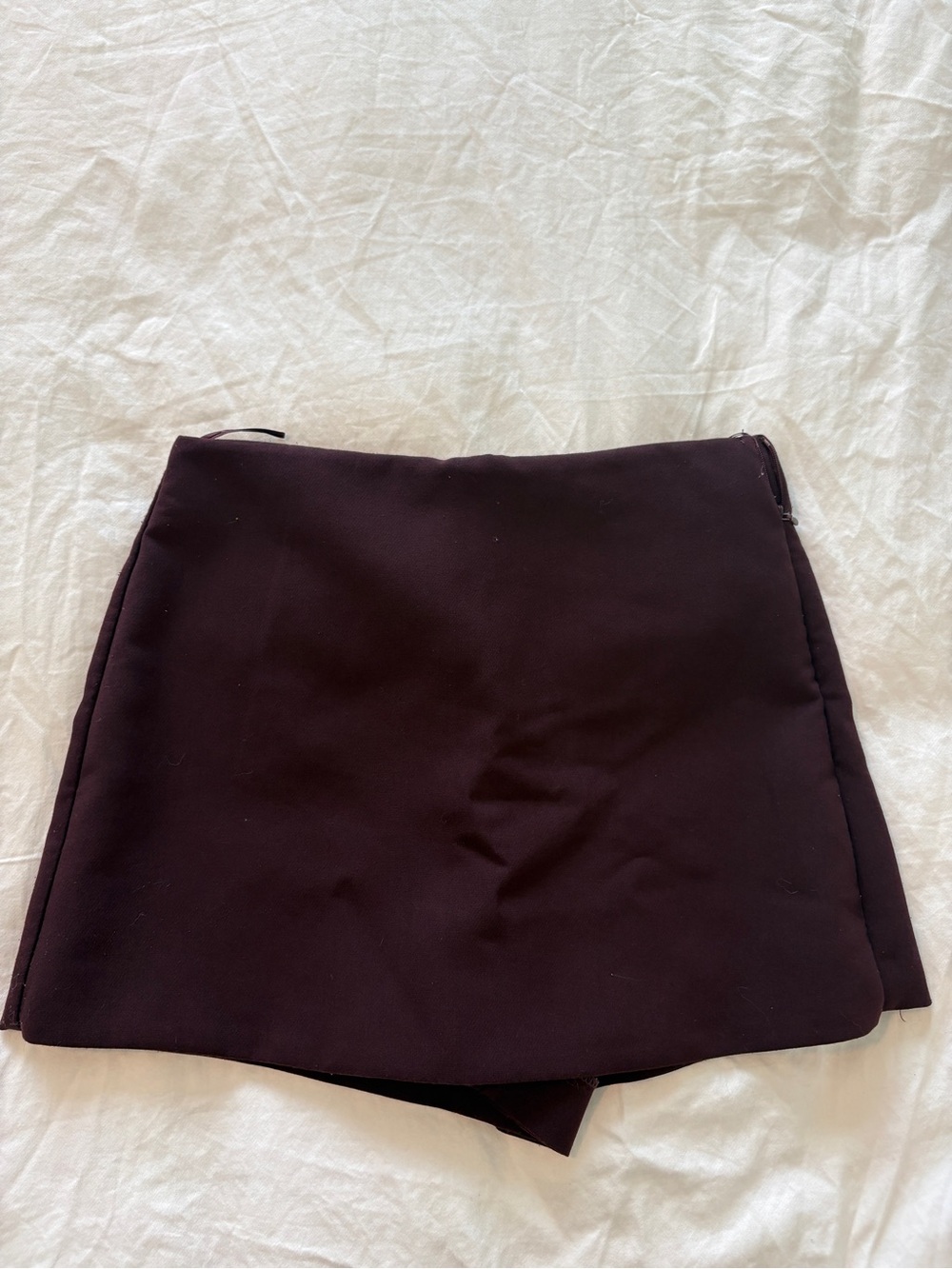 Dark Plum Mini Skort